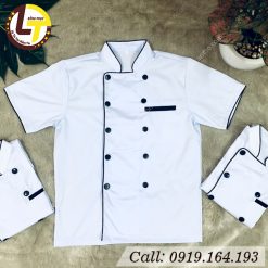 Áo Bếp Tay Ngắn